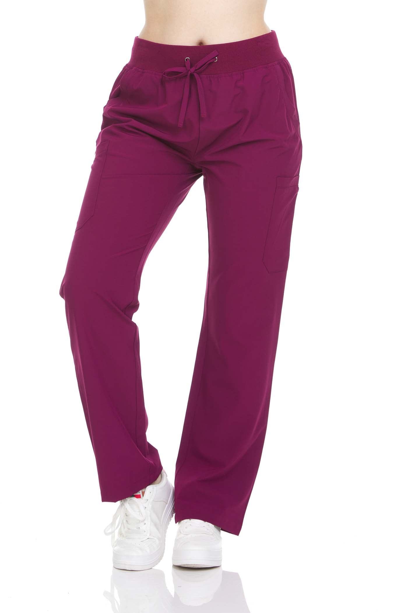 Heal + Wear Women Scrubs Pants Female Medical with Pockets Regular Fit 4 Way Stretch - DDP004