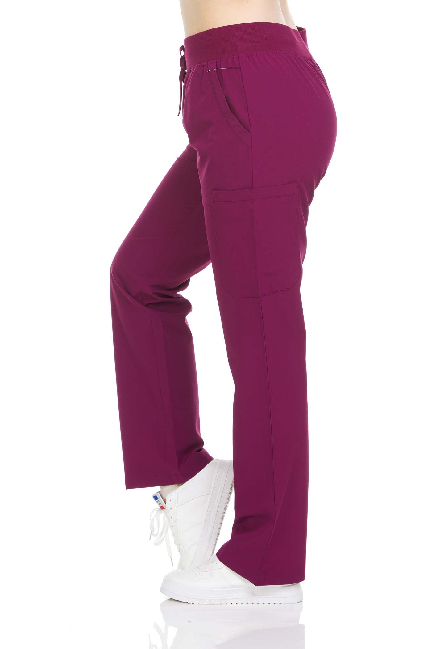 Heal + Wear Women Scrubs Pants Female Medical with Pockets Regular Fit 4 Way Stretch - DDP004