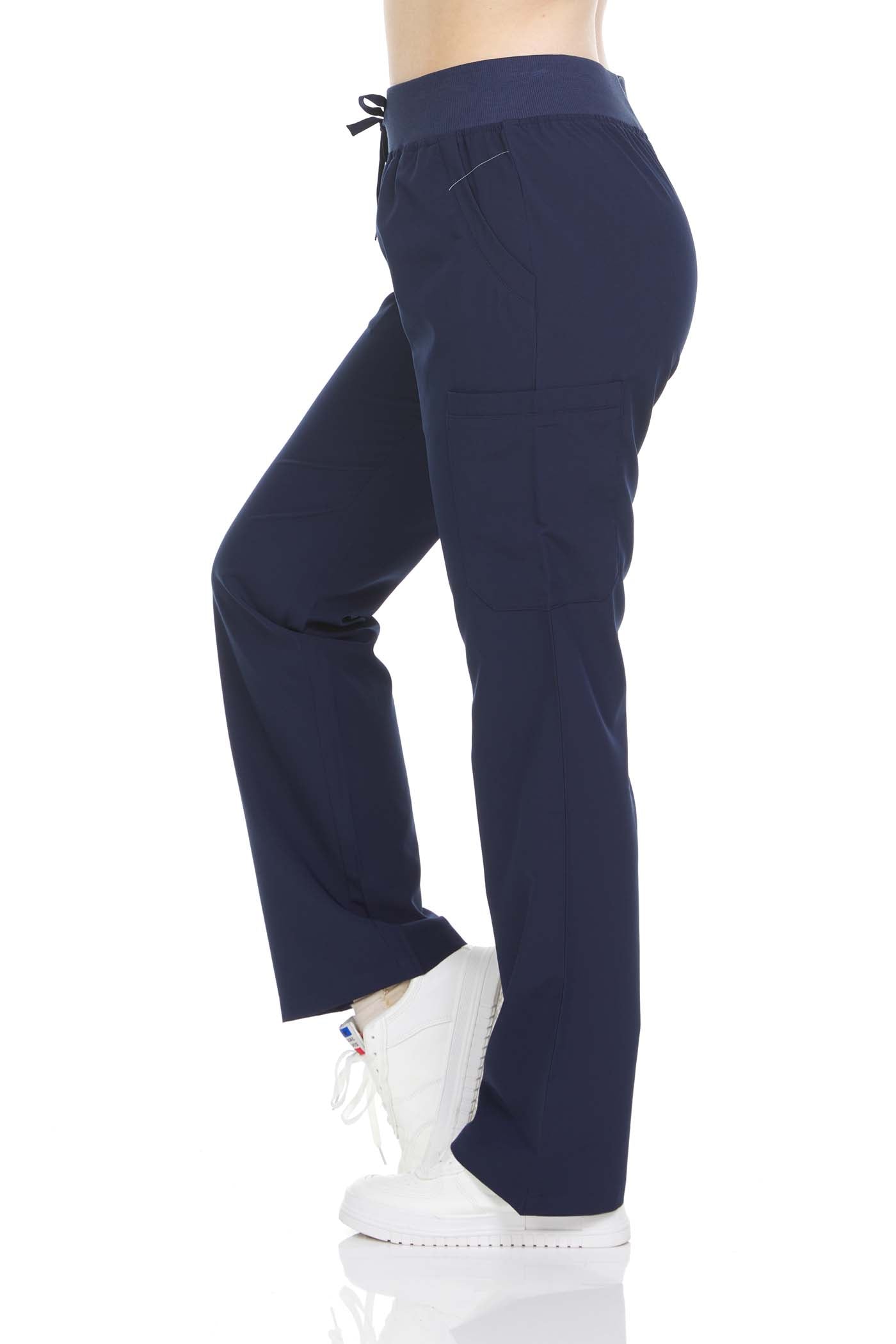 Heal + Wear Women Scrubs Pants Female Medical with Pockets Regular Fit 4 Way Stretch - DDP004