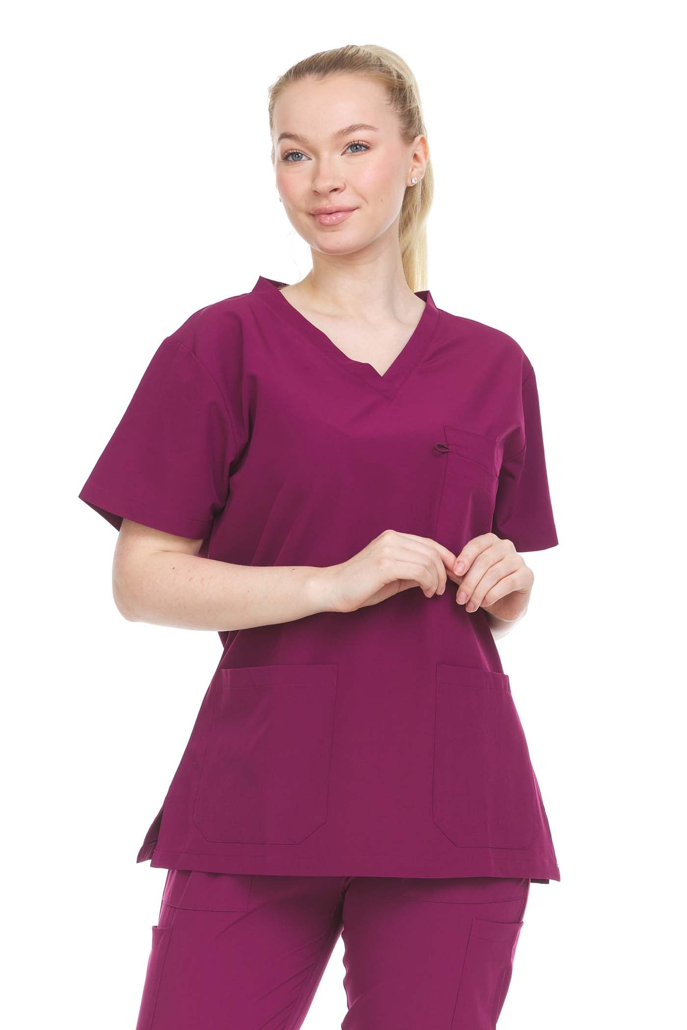 V-Neck Women's Medical Scrubs DDT002