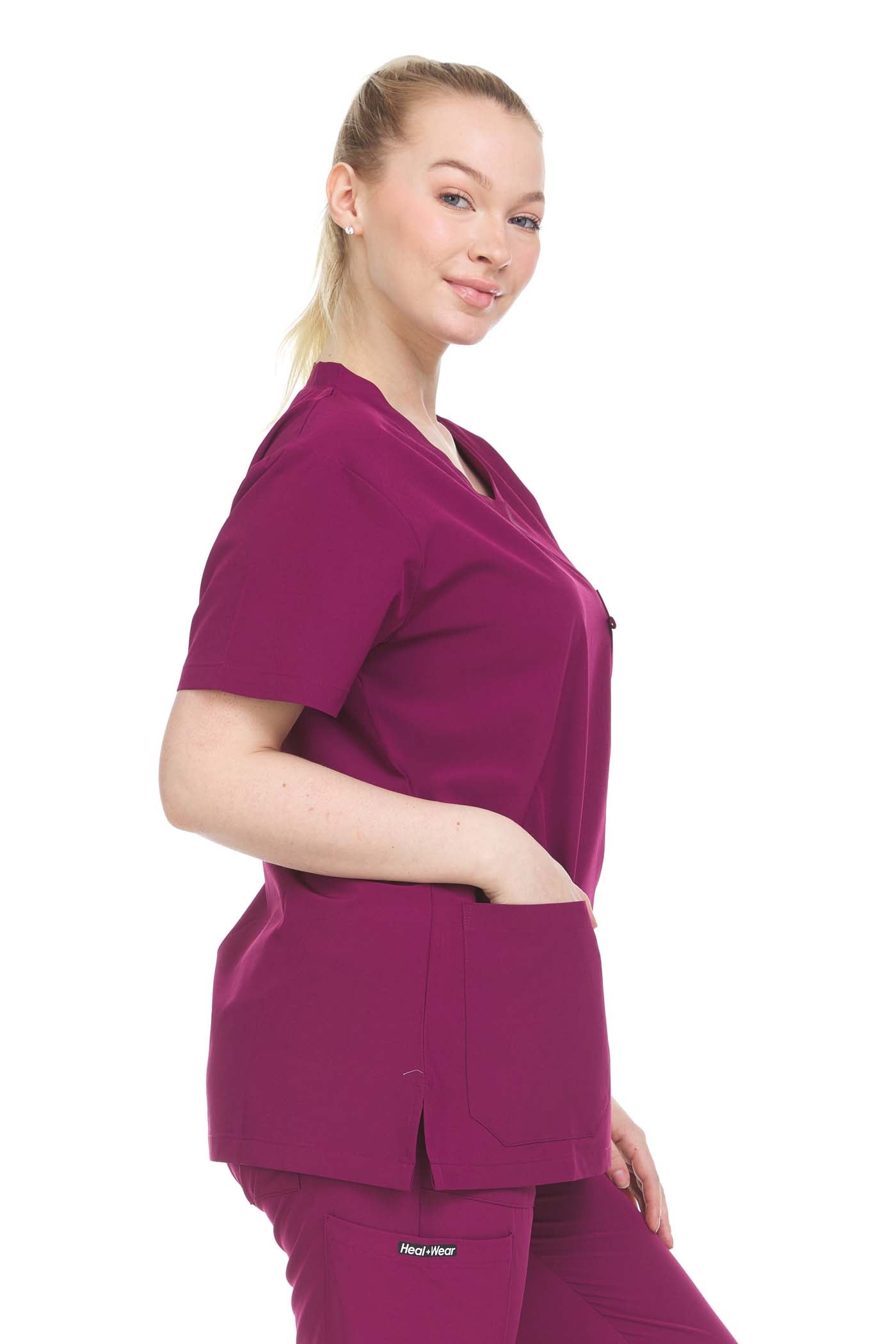 V-Neck Women's Medical Scrubs DDT002
