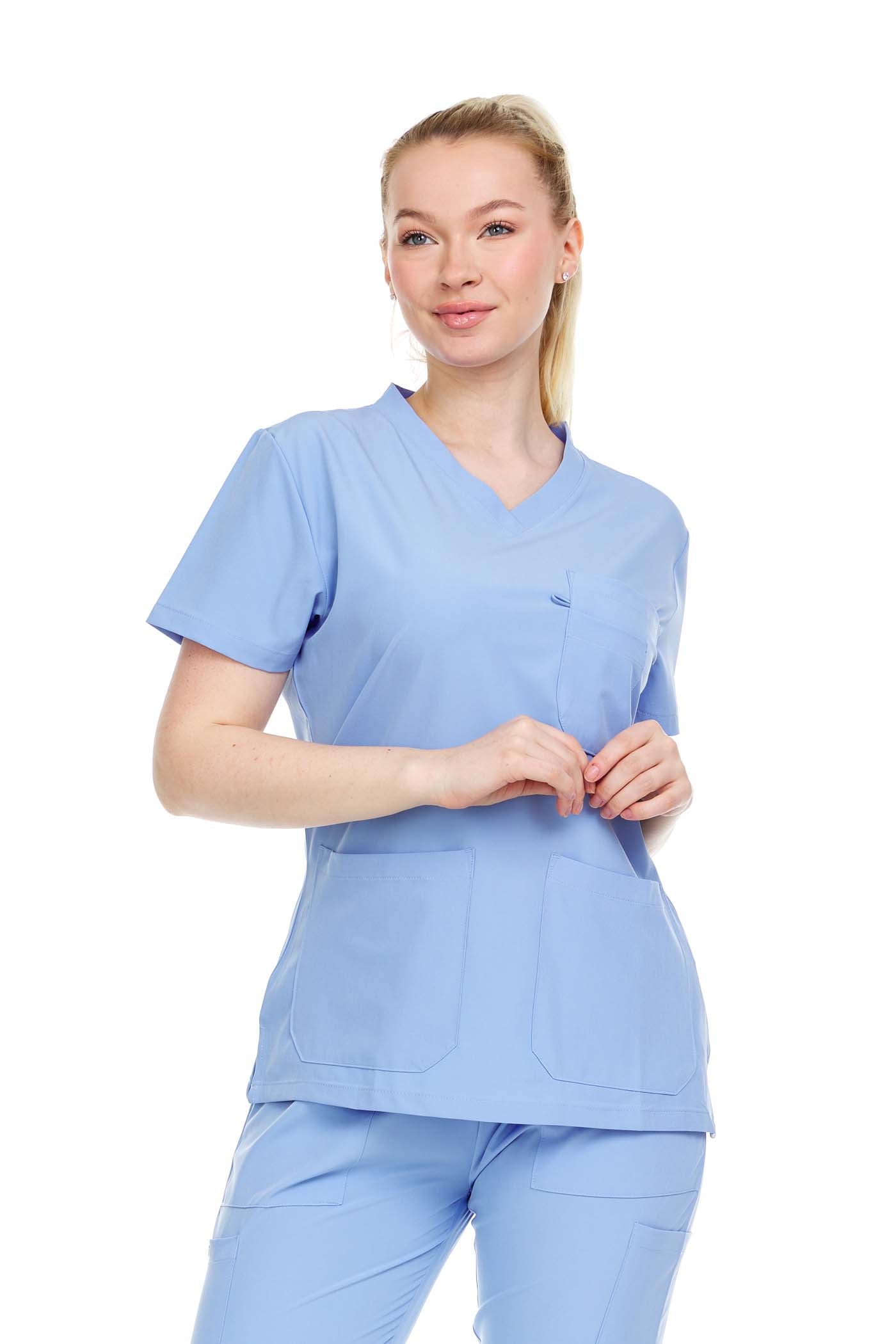 V-Neck Women's Medical Scrubs DDT002
