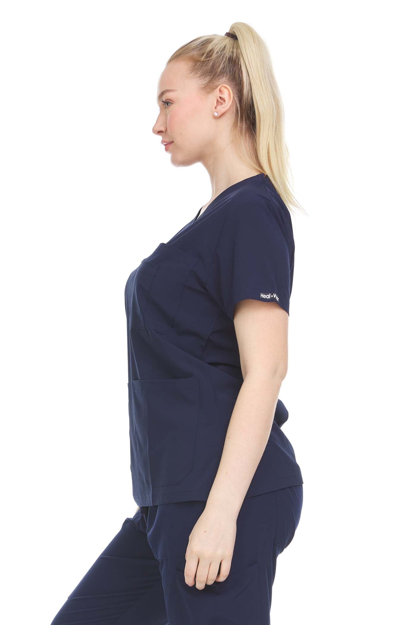 V-Neck Women's Medical Scrubs DDT002