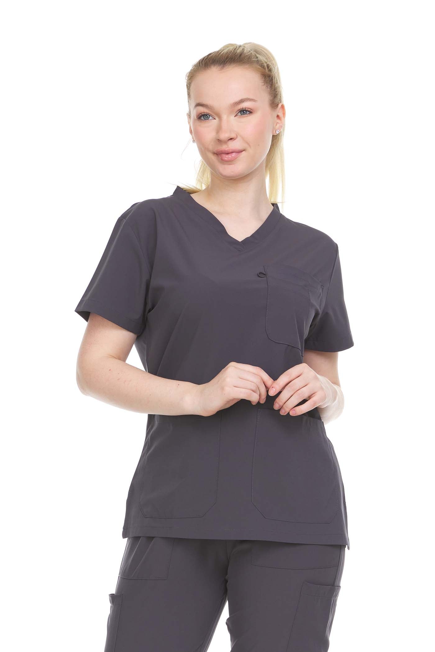V-Neck Women's Medical Scrubs DDT002