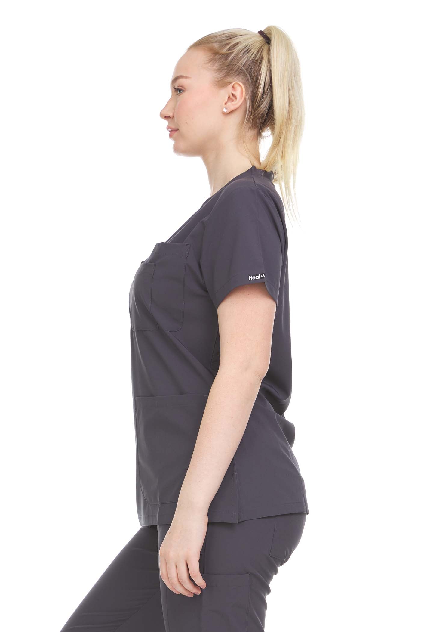 V-Neck Women's Medical Scrubs DDT002