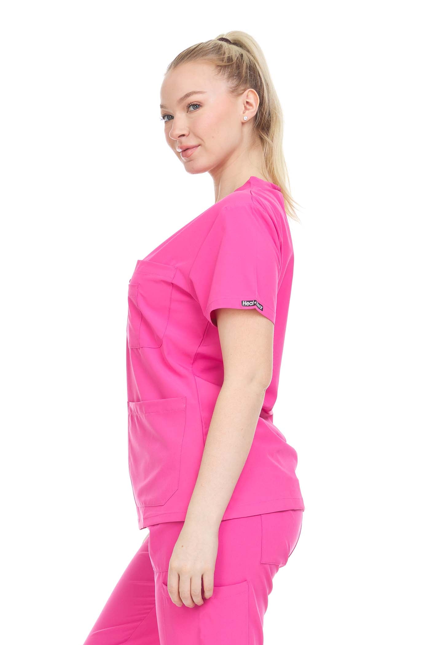V-Neck Women's Medical Scrubs DDT002