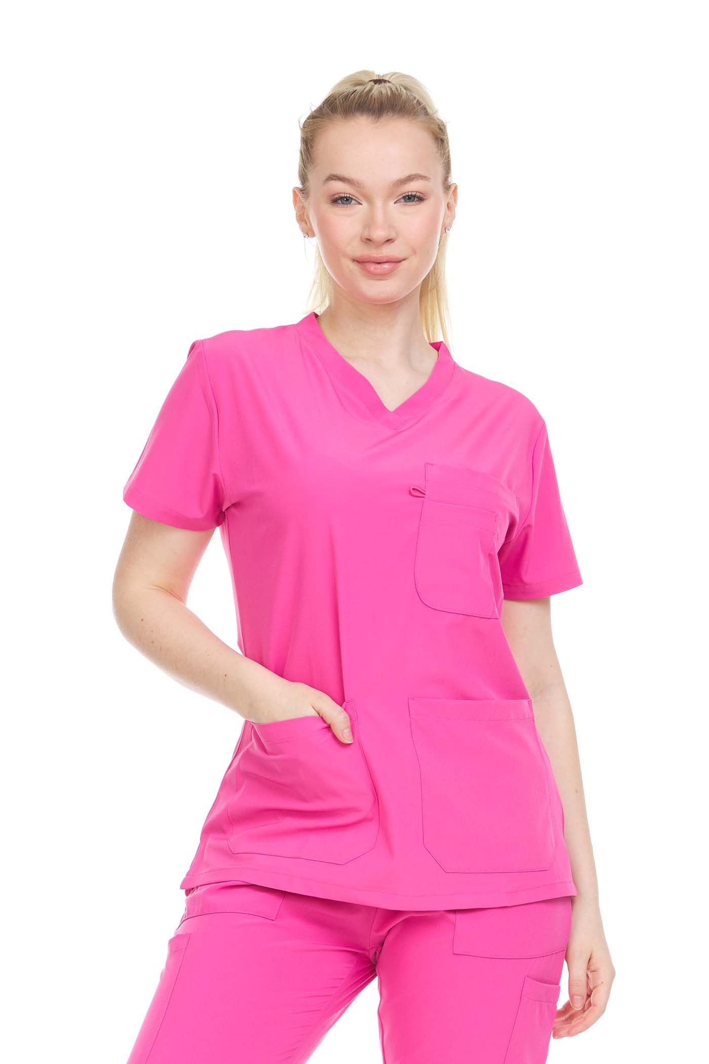 V-Neck Women's Medical Scrubs DDT002