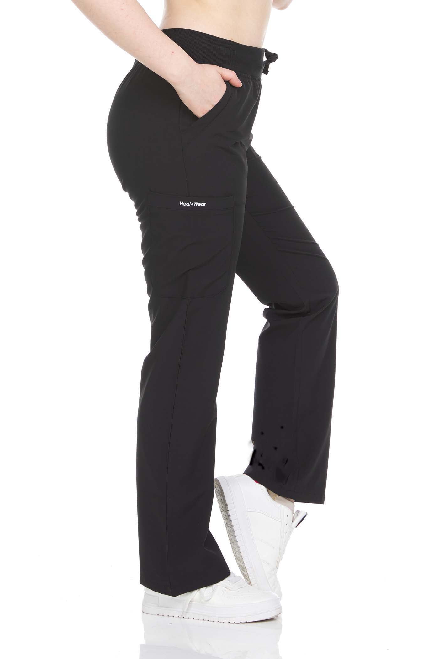 Heal + Wear Women Scrubs Pants Female Medical with Pockets Regular Fit 4 Way Stretch - DDP004