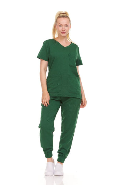 Ellen Tracy Curve V-Neck Scrub Top ET2016