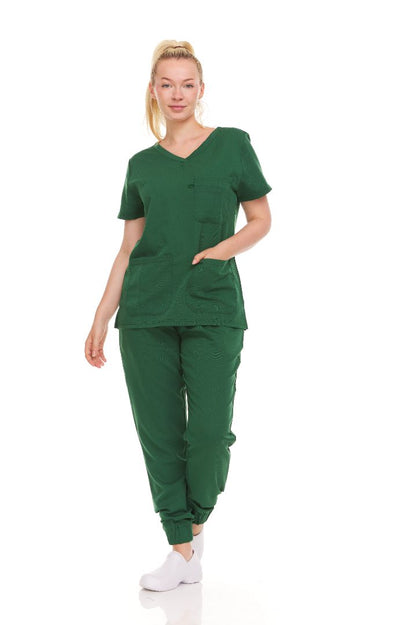 Ellen Tracy Curve V-Neck Scrub Top ET2016