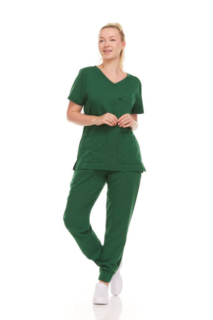 Ellen Tracy Curve V-Neck Scrub Top ET2016