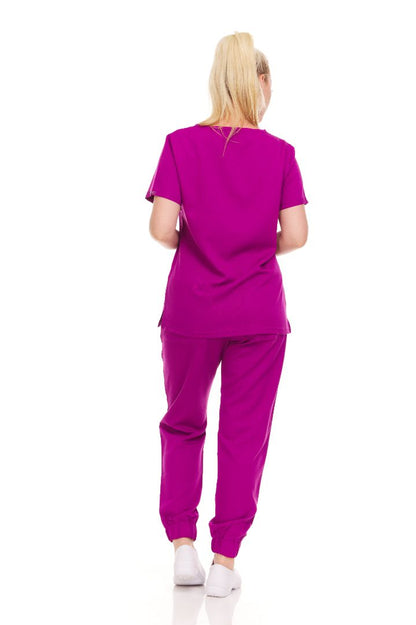 Ellen Tracy Curve V-Neck Scrub Top ET2016