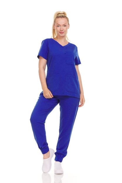 Ellen Tracy Curve V-Neck Scrub Top ET2016