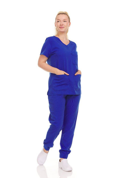 Ellen Tracy Curve V-Neck Scrub Top ET2016