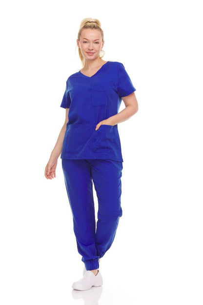 Ellen Tracy Curve V-Neck Scrub Top ET2016