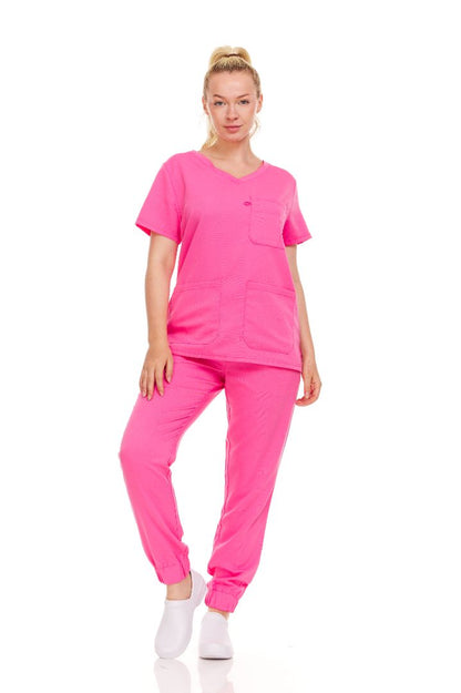 Ellen Tracy Curve V-Neck Scrub Top ET2016