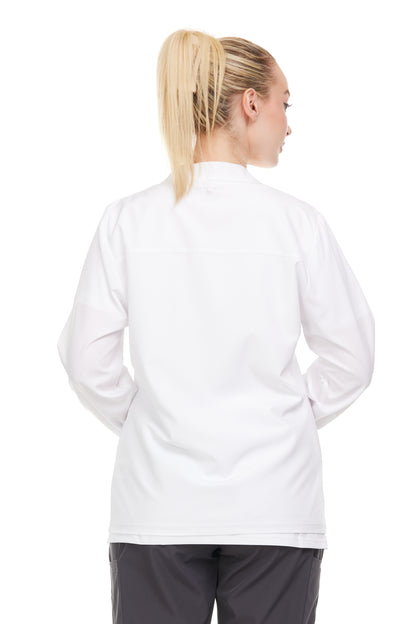 Heal+Wear Modern Women Warm Up Scrub Jacket Zip Front - DDJ009