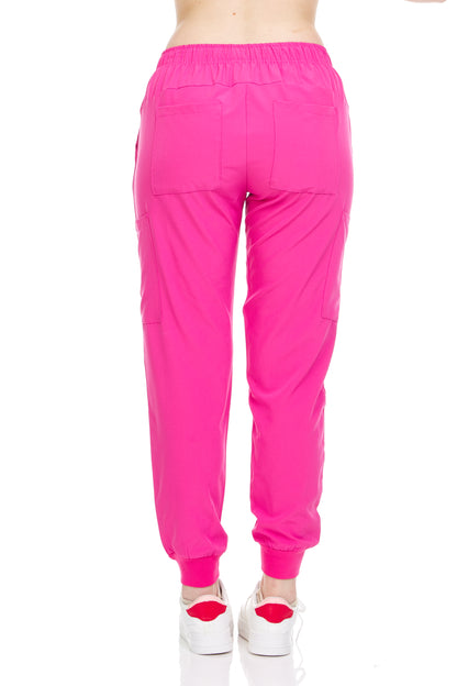 Heal + Wear Women Scrubs Pants Female Medical with Pockets Regular Fit 4 Way Stretch - DDP06