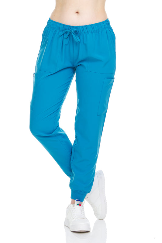 Heal + Wear Women Scrubs Pants Female Medical with Pockets Regular Fit 4 Way Stretch - DDP06