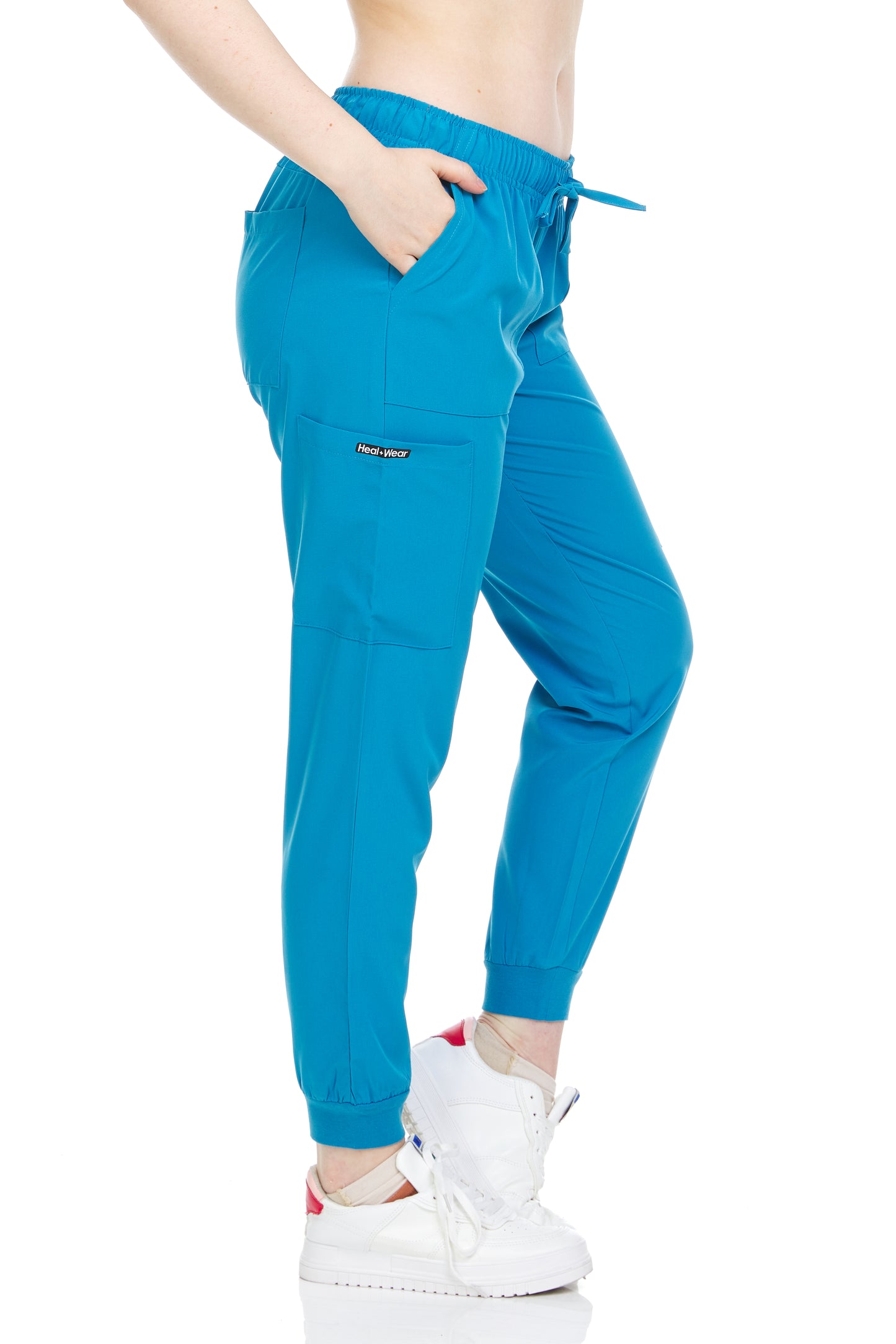 Heal + Wear Women Scrubs Pants Female Medical with Pockets Regular Fit 4 Way Stretch - DDP06