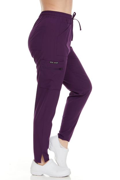 Heal + Wear Women Scrubs Pants Female Medical with Pockets Regular Fit 4 Way Stretch - DDP016