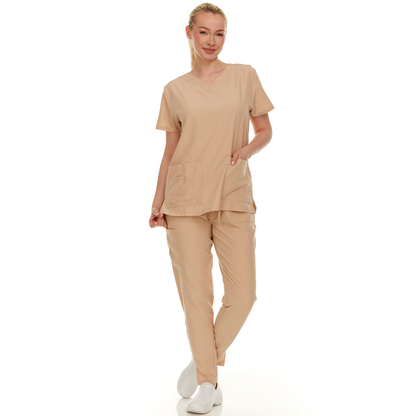 Classic Women's Medical Scrubs Set - DDS017-05