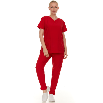 Classic Women's Medical Scrubs Set - DDS017-05