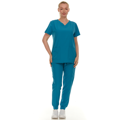 Classic Women's Medical Scrubs Set - DDS017-05