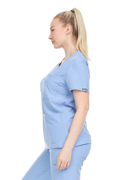 V-Neck Women's Medical Scrubs DDT002