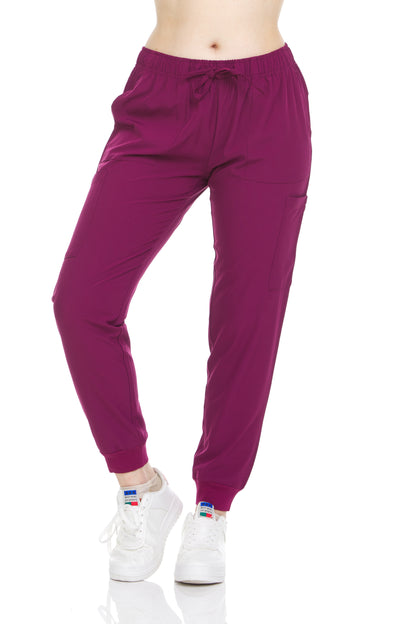 Heal + Wear Women Scrubs Pants Female Medical with Pockets Regular Fit 4 Way Stretch - DDP06