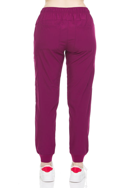 Heal + Wear Women Scrubs Pants Female Medical with Pockets Regular Fit 4 Way Stretch - DDP06