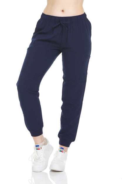 Heal + Wear Women Scrubs Pants Female Medical with Pockets Regular Fit 4 Way Stretch - DDP06