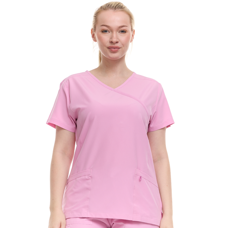 Mock Wrap Women's Medical Scrubs