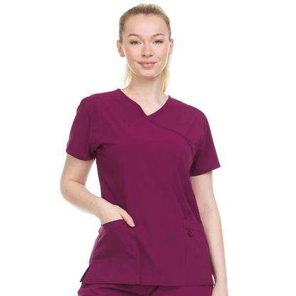 Mock Wrap Women's Medical Scrubs