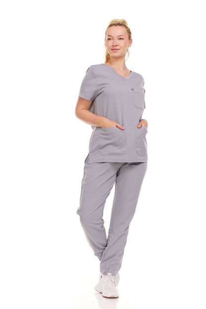 Ellen Tracy Curve V-Neck Scrub Top ET2016