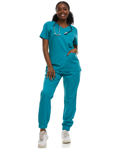 Ellen Tracy Curve V-Neck Scrub Top ET2016