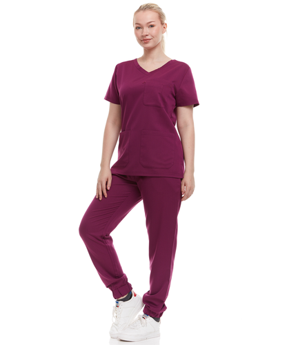 Ellen Tracy Curve V-Neck Scrub Top ET2016